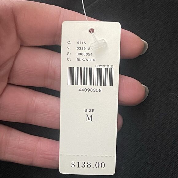 ANTHROPOLOGIE Cartonnier Bell Sleeve Blazer Medium Black NEW Modern Boho Chic - Picture 5 of 11